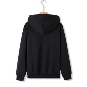 Solid Hooded Fall & Winter Jacket, Casual Zip Up Long Sleeve Outerwear, Women's Clothing